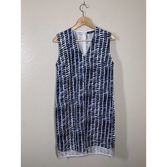 kate spade Dresses & Skirts - Kate Spade Saturday Sleeveless Shift Dress Size Small S High Low Hem Blue